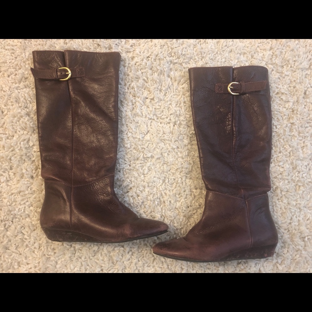 Red wine Steve Madden boots!